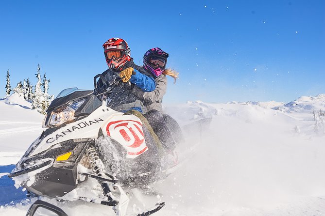 Whistler Wilderness Run Snowmobile Tour - Forest trails, hills, and frozen lakes