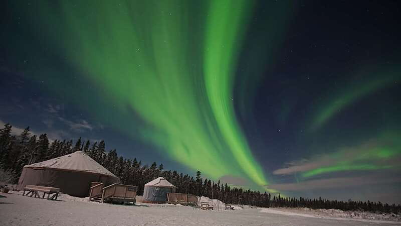 Yukon: Aurora Borealis Late Night Viewing Tour - Arriving at the custom-built viewing site