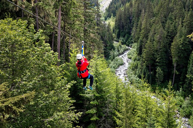 Zipline Adventure in Whistler - From Carleton Lodge to the forest course