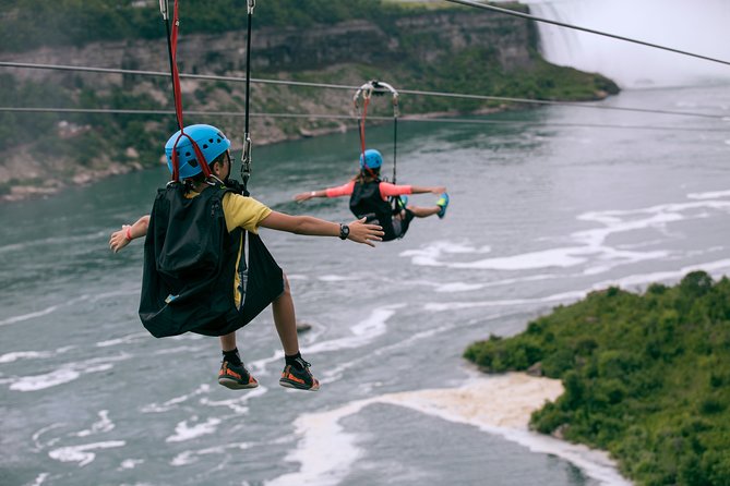 Zipline To The Falls in Niagara Falls, Canada - Riding beside the Falls, not over them